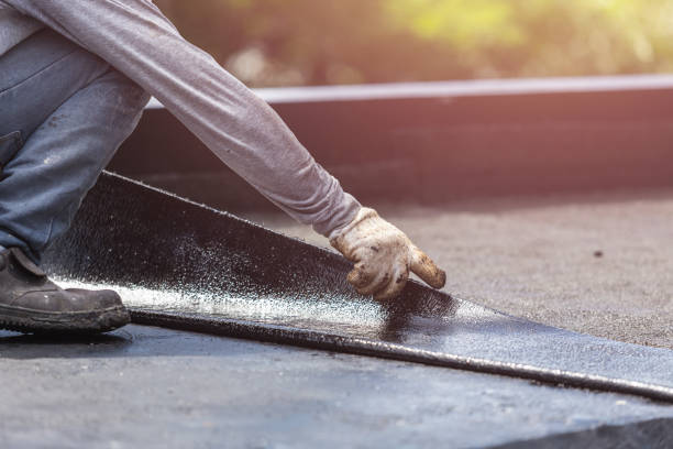 Professional Vapor Barrier Installation technician working in Palmyra, NY